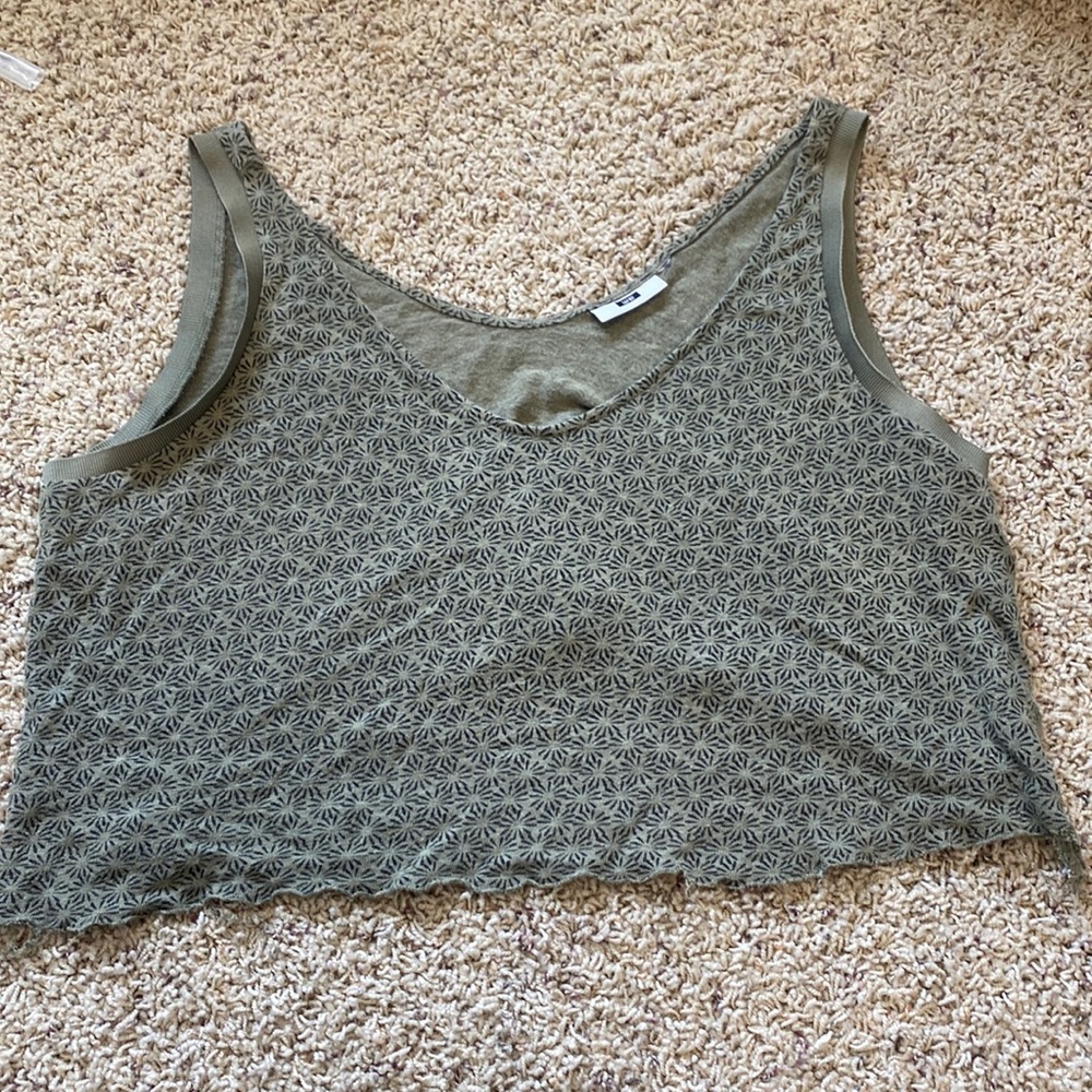 Frayed crop top